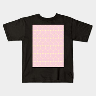 Pastel Pink Hearts Kids T-Shirt